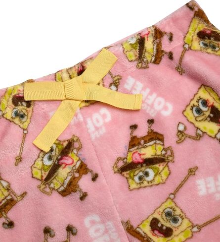 Spongebob Squarepants Womens Pajama Pants - Soft Stretch Pj Pants ملابس للنوم للنساء مع الخصر المرن (S -XL) in Kuwait