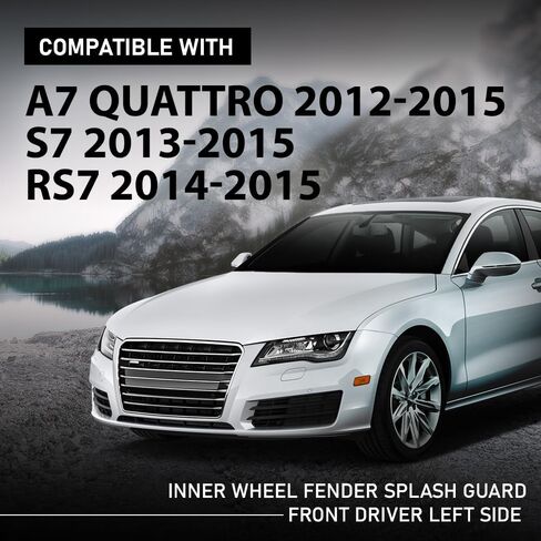 G-PLUS Front Left Fender Liner Wheel Spoiler, Compatible with Audi A7 Quattro 2012-2015, Fit Audi S7 2013-2015, 4G8853887C in Saudi Arabia