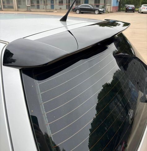 نافذة خلفية سقف المفسد المفسد مناسبة لجناح فولكس واجن VW GTI GOLF MK4 1999-2006 GL/GLS/GTI/TDI الشفاه الإكسسوارات الخارجية اللمعان الأسود in Saudi Arabia