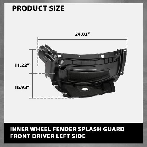 G-PLUS Front Left Fender Liner Wheel Spoiler, Compatible with Audi A7 Quattro 2012-2015, Fit Audi S7 2013-2015, 4G8853887C in Saudi Arabia