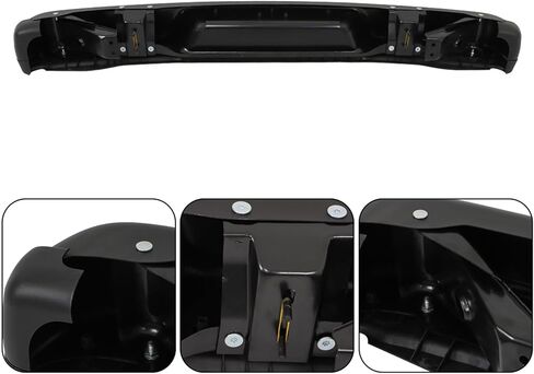 Rear Step Bumper Assembly Chrome without Park Assist Sensor Holes Replacement for 1996-2023 Express Savana 1500 2500 3500 GM1103142 in Saudi Arabia