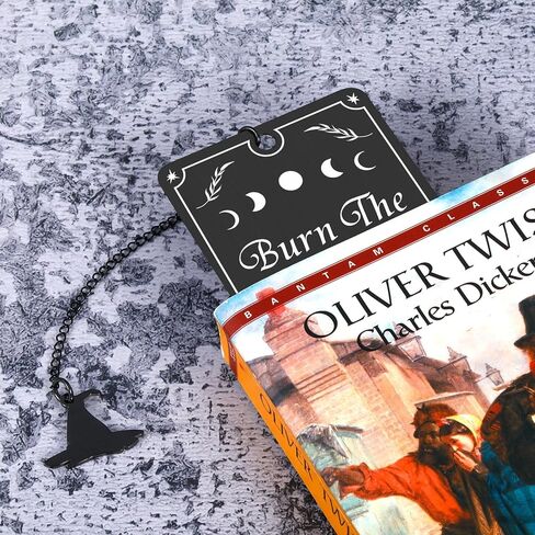 White Elephant Gifts,Adult Gag Gifts,Feminist Burn The Patriarchy,Wicked Witch Bookmark for Women Friends Women’s Rights Girls Power Gifts for Women Christmas Witchy Gift for Book Lover Birthday in Kuwait