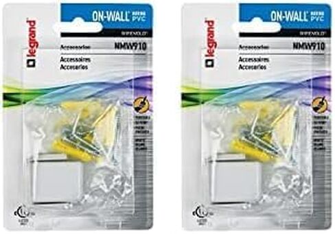 أغطية توصيل CordMate باللون الأبيض من Wiremold NMW910 in Kuwait