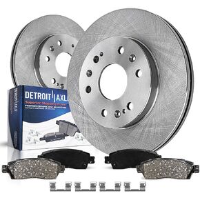 Detroit Axle - مجموعة الفرامل الأمامية لـ Chevy GMC Silverado Sierra Sierra Savant Savana Express Yukon XL 1500 Tahoe Avalanche Escalade ESV Ext XTS Brake Brake Brake Pads: 12.99 "بوصة دوار in Saudi Arabia