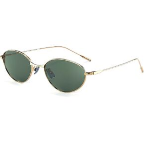Polarized Sunglasses UV400 Protection Anti-Glare HD LensTrendy Women Lightweight Titanium Metal Frame 13.3g in Saudi Arabia