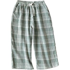 رجال سروال كابري بيجاما رفيع القطن PJ بيرومز منقو in Kuwait