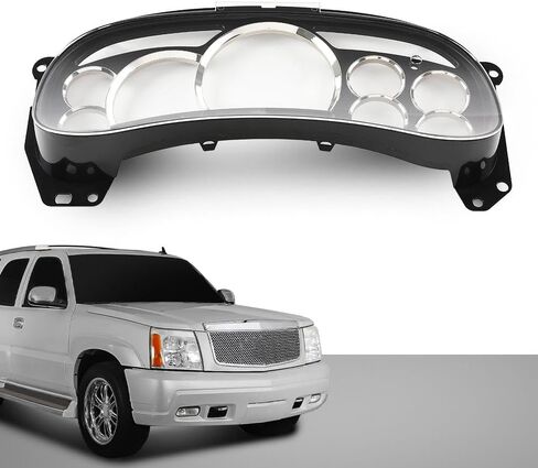 غطاء عدسة Cheda Gauge Cluster Cover Rings متوافقة مع Chevy Silverado Avalanche Tahoe GMC Sierra Yukon Suburban 2003-2006 12240394 in Saudi Arabia
