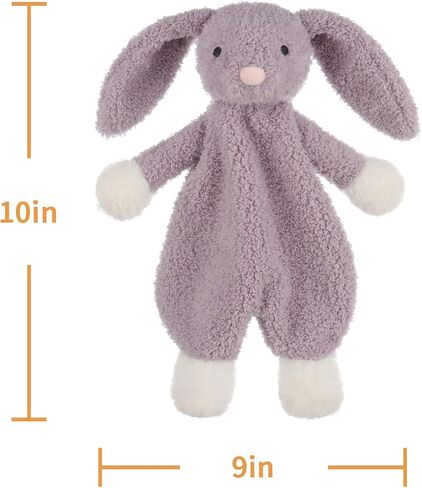 Apricot Lamb Bunny Blanket Soft Loveys for Babies Security Blanket 10'' in Saudi Arabia