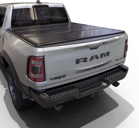 Tutel Hard Shell Folding Truck Bed Tonneau Cover|Fits 2009-2025 Dodge Ram 1500 5' 7" Bed Without Ram Box (67.4") - TULH011 in Saudi Arabia