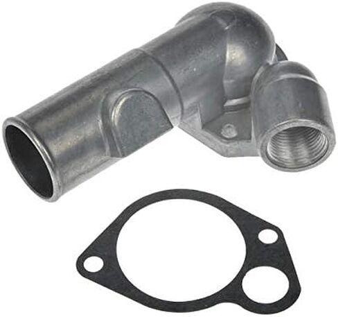 Thermostat Housing with Gasket - Compatible with 1990-1996 Ford F150 4.9L 6-Cylinder (From 2/10/90) in Saudi Arabia