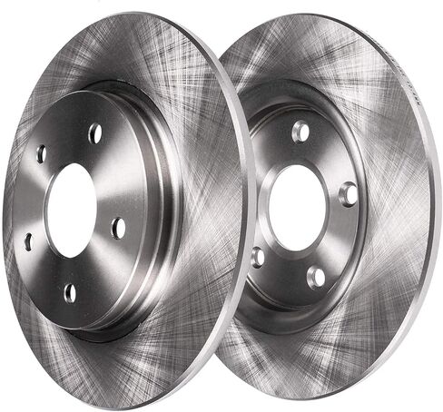 Detroit Axle - Rear Brake Kit for 2011-2020 Jeep Grand Cherokee Dodge Durango Replacement Disc Brake Rotors 2012 2013 2014 2015 2016 2017 2018 2019 Ceramic Brakes Pads : 13" inch Rotor in Saudi Arabia