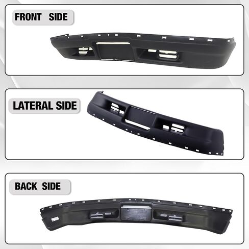 CarPartsDepot Front Lower Bumper Valance Black Compatible With 1998-2005 Chevy S10 / Blazer Except LS Model w/o Fog Lamp Holes in Saudi Arabia