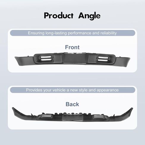 CarPartsDepot Front Lower Bumper Valance Black Compatible With 1998-2005 Chevy S10 / Blazer Except LS Model w/o Fog Lamp Holes in Saudi Arabia