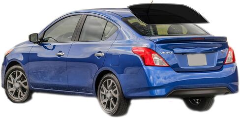 Precut Windows Tint Film All Sides Cars Sun Blocking Protection Privacy Anti Shatter Glass 2 Ply Film Any Tint Shade kit for Nissan Versa Sedan 2012-2019 in Kuwait