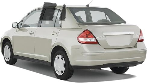 Precut Windows Tint Film Windshield Strip Cars Sun Blocking Protection Privacy Anti Shatter Glass 2 Ply Computer Cut Any Tint Shade for Nissan Versa Sedan 2007-2011 in Saudi Arabia