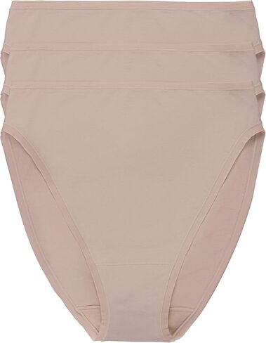 Natori Women's Bliss Bare Cotton High Cut Brief 3-Pack 772346MP in Saudi Arabia