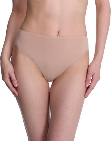 Natori Women's Bliss Bare Cotton High Cut Brief 3-Pack 772346MP in Saudi Arabia
