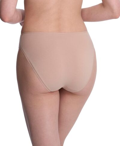Natori Women's Bliss Bare Cotton High Cut Brief 3-Pack 772346MP in Saudi Arabia
