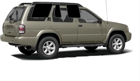 Precut Windows Tint Film جميع الجوانب سيارات Sun حجب الحماية من الخصوصية المضادة للزجاج التحطيم 2 Ply Film أي مجموعة الظل الصبغة لنيسان باثفايندر 1996-2004 in Saudi Arabia