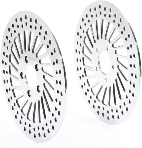2pcs Disc Brake Rotor Set Front Left Driver and Right Passenger Side Sliver Stainless Steel in Saudi Arabia