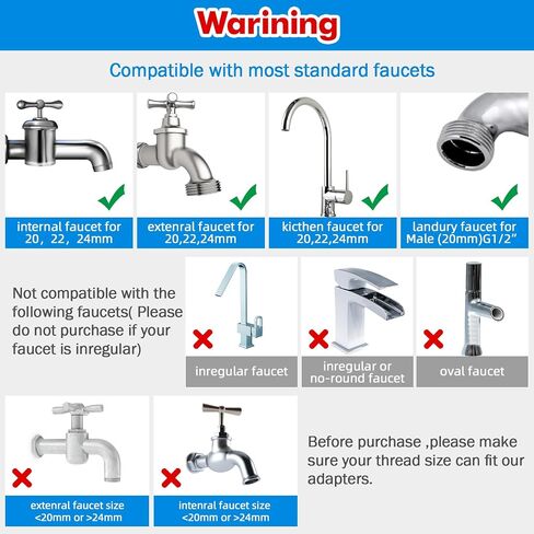 Water Filter for Sink Faucet,1080° Rotating Tap Extender, Remove Chlorine, Taste,Odor More Than 99% Relieve Dry, Rough&Itchy Senstive Skin for Bathroom Face Wash (3pcs Filter Replacements) in Saudi Arabia