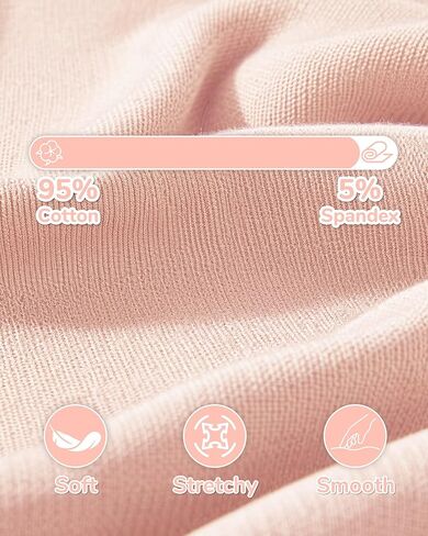 Women's Cotton Underwear High Waisted Ladies Panties Soft Full Coverage Postpartum Briefs 4 Pack in Kuwait