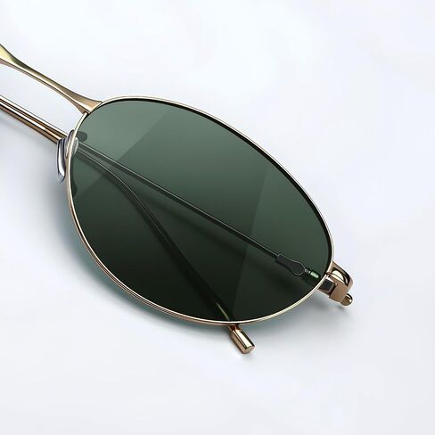 نظارة شمسية مستقطبة UV400 حماية مضادة لخطاد HD Lenstrendy Women Lightweight Titanium Metal Frame 13.3g in Saudi Arabia
