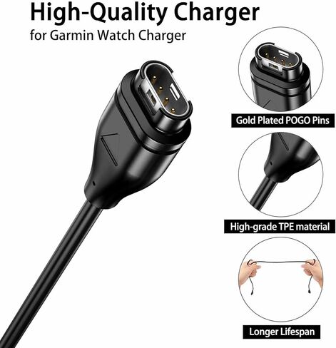 Vancle for Fitbit Versa 2 Charger (Only), 3.3Ft USB Charging Cable Dock Stand for Fitbit Versa 2 Smartwatch (Not for Versa/Versa Lite) (100cm) in Saudi Arabia