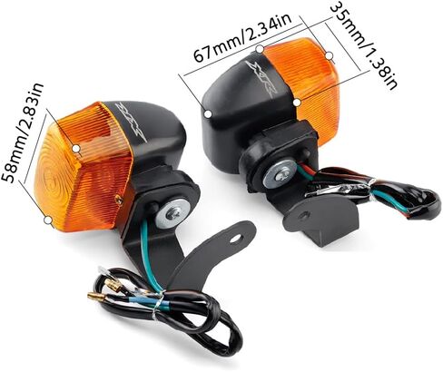 2Pcs Front Rear Turn Signal Light for Honda XR600R XR400R XR250R 1996-2000 Motorcycle Accessories Flashing Indicator XR 600 400 250 R in Saudi Arabia