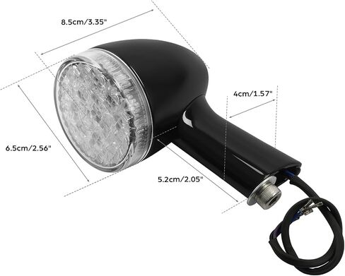 TCMT Chrome Rear LED Turn Signals Lights Fit For Harley Touring 2009-later Softail 2000-later Sportster XL883 models 2000-2022 Dyna 2006-2017 Short Handle in Saudi Arabia