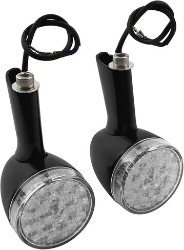 TCMT Chrome Rear LED Turn Signals Lights Fit For Harley Touring 2009-later Softail 2000-later Sportster XL883 models 2000-2022 Dyna 2006-2017 Short Handle in Saudi Arabia