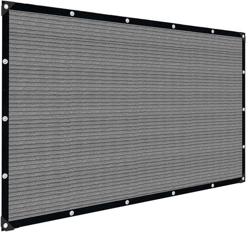 Sun Shade Cloth for Outdoor Patio,Pergola Shade Cover with Grommets Deck Shade Privacy Screen Balcony,90% UV Protection Shade Fabric Brown Sunshades for Garden Backyard Outdoor,Mocha-8x10FT in Kuwait