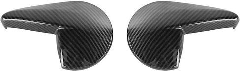 2 Set of - Carbon Fiber Adjustive Handle Panel Cover Trim Left Right ABS 2010-2019 for Dodge for Challenger 2010-2019 in Saudi Arabia