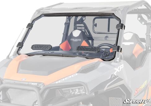 SuperATV Polaris General XP 1000 Scratch-Resistant Vented Full Windshield | Preinstalled Bulb Seal in Saudi Arabia