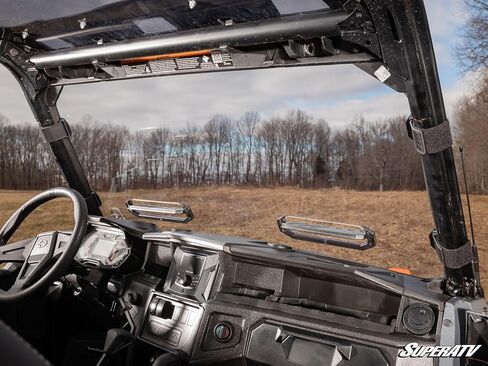 SuperATV Polaris General XP 1000 Scratch-Resistant Vented Full Windshield | Preinstalled Bulb Seal in Saudi Arabia