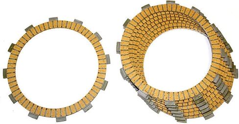 Caltric Friction Clutch Plate compatible with Kawasaki Kz750 Kz-750 Kz 750 Ltd 1980 1983 1984 8-Plates in Saudi Arabia