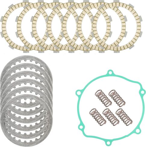 Caltric Friction Clutch Steel Plates Gasket Kit Compatible with Yamaha YZ85 2002 2003 2004 2005-2021 in Saudi Arabia