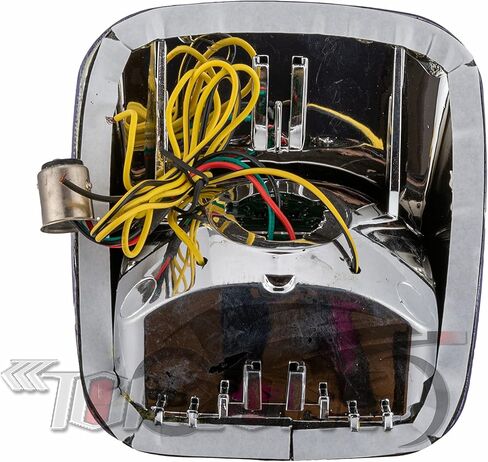 Compatible for HARLEY-DAVIDSON 1999–2007 FXSTD Softail Deuce ; LED Brake Tail Light Rear Lamp+Integraed Turn Signal Function (Style 3: Sequential LED Taillight+ Turn Signal, Smoke Color) in Kuwait