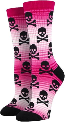 Socksmith Women's Athletic Crew Socks Skull Duggery in Saudi Arabia