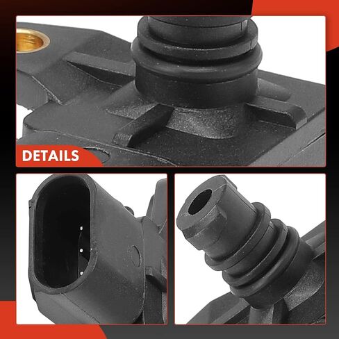 A-Premium Manifold Pressure (MAP) Sensor [3 Pins] Compatible with Dodge Caliber 2008-2009 2.4L in Saudi Arabia
