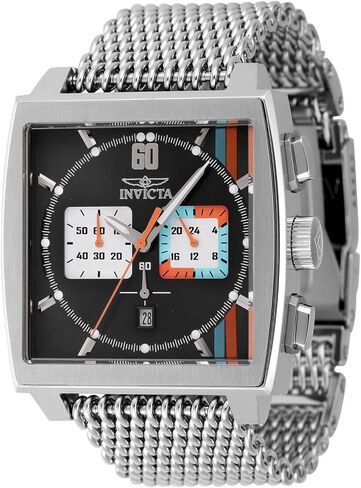 Invicta S1 Rally Men 45mm Stainless Steel Steel Black dial VD53 Quartz in Saudi Arabia