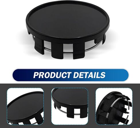 4 PCS Center Center CAPS ، قبعات مركزية السيارات للحافات ، يغطي HUBCAP قبعات مع 2.13 "(54 ملم) القطر الخارجي و 1.97" (50 مم) القطر الداخلي ، عالمي للسيارات ، الشاحنات ، سيارات الدفع الرباعي (الفضة) in Saudi Arabia