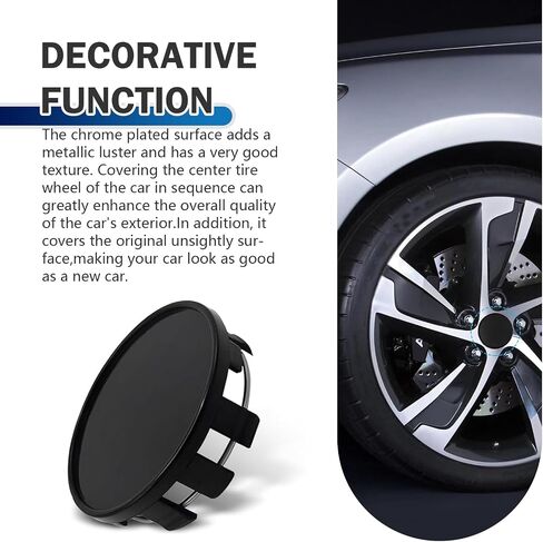 4 PCS Center Center CAPS ، قبعات مركزية السيارات للحافات ، يغطي HUBCAP قبعات مع 2.13 "(54 ملم) القطر الخارجي و 1.97" (50 مم) القطر الداخلي ، عالمي للسيارات ، الشاحنات ، سيارات الدفع الرباعي (الفضة) in Saudi Arabia