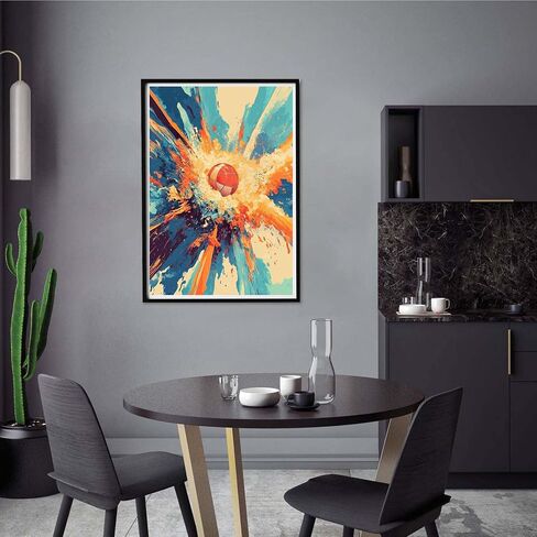 Yomiie 5D Rooster Good Morning Diamond Painting Kits for Adults, Paint with Diamonds Art Animal DIY Full Round Drill Kits, Embroidery Rhinestone Diamond Crystal Craft Canvas Home Wall Decor 30x40 cm in Kuwait