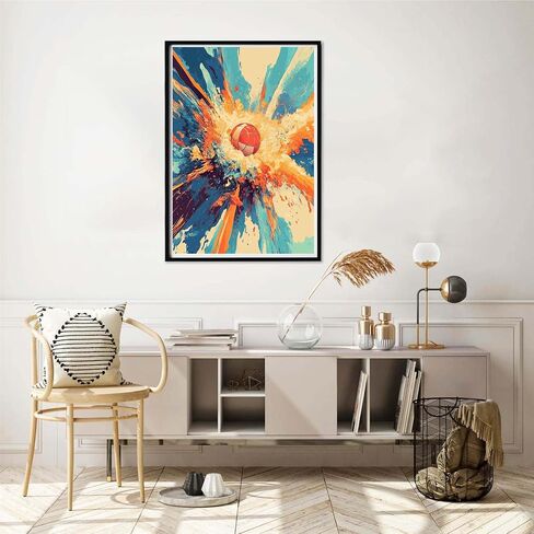 Yomiie 5D Rooster Good Morning Diamond Painting Kits for Adults, Paint with Diamonds Art Animal DIY Full Round Drill Kits, Embroidery Rhinestone Diamond Crystal Craft Canvas Home Wall Decor 30x40 cm in Kuwait