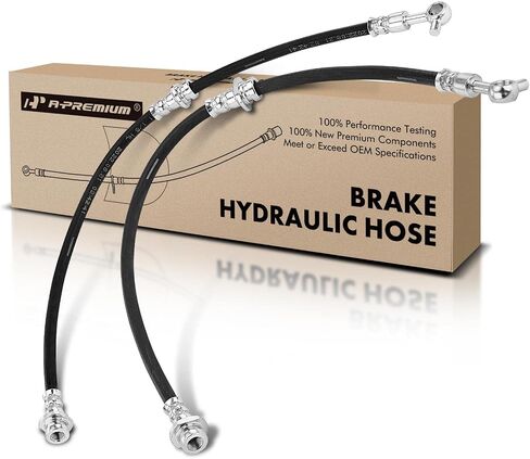A-Premium Front Driver and Passenger Inner Brake Hydraulic Hose Compatible with Nissan Models - Murano 2009 2010 2011 2012 2013 2014 - Replace# 462111AA1A(Pack of 2) in Saudi Arabia