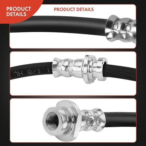 A-Premium Front Driver and Passenger Inner Brake Hydraulic Hose Compatible with Nissan Models - Murano 2009 2010 2011 2012 2013 2014 - Replace# 462111AA1A(Pack of 2) in Saudi Arabia