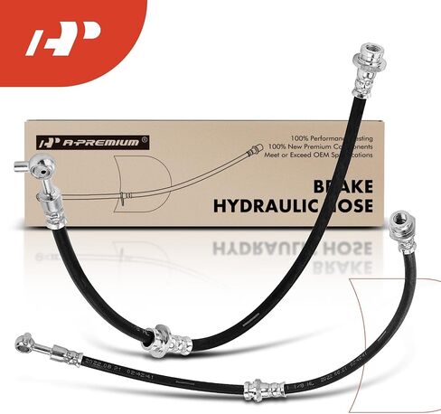 A-Premium Front Driver and Passenger Inner Brake Hydraulic Hose Compatible with Nissan Models - Murano 2009 2010 2011 2012 2013 2014 - Replace# 462111AA1A(Pack of 2) in Saudi Arabia