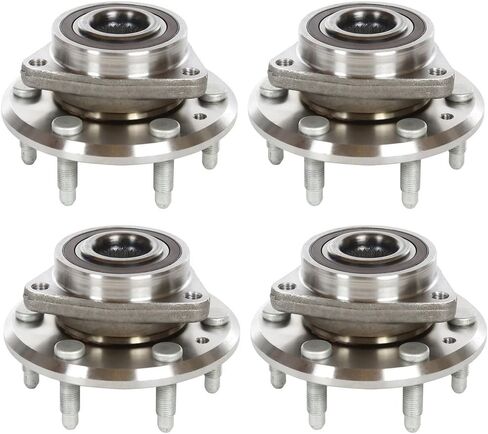 AutoShack Wheel Bearing Hub and Assemblys with ABS Set of 4 Front and Rear Replacement for 08-17 Buick Enclave Chevrolet Traverse GMC Acadia Limited 07-10 Saturn Outlook 3.6L V6 FWD 6-Lug HB613279X4 in Saudi Arabia
