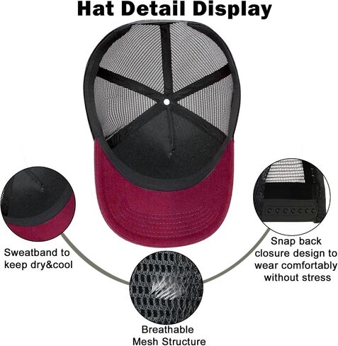 ضخم XXL American Flag Baseball Cap للرجال والنساء - قبعة Snapback ذات الرأس الكبير - قبعة شاحنة الوطنية شبكة الشبكة الوطنية in Kuwait